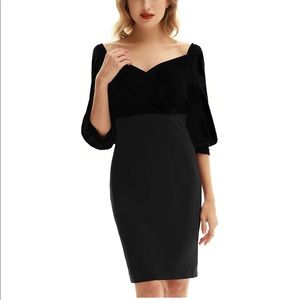 Belle Poque, Women’s Vintage Velvet Dress